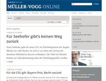 Tablet Screenshot of hugo-mueller-vogg.de